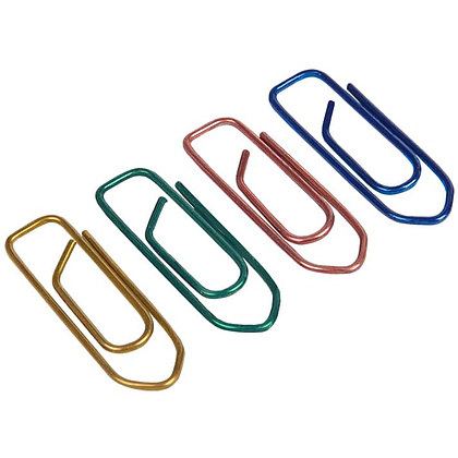 Скрепки цветные Maped, 25 мм, 100 шт, ассорти - 2