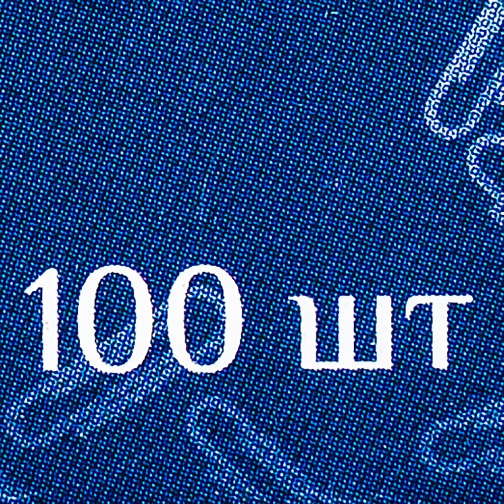 Скрепки цветные, 26 мм, 100 шт, цветные флуорисцентные - 4