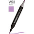 Маркер перманентный двусторонний "Sketchmarker Brush", V53 лаванда
