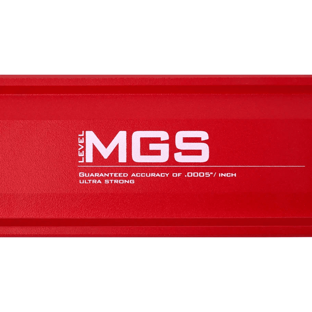 Уровень брусковый MGS 700915, 1500 мм, 3 глазка, зеркальный глазок, ухват, магнит - 2