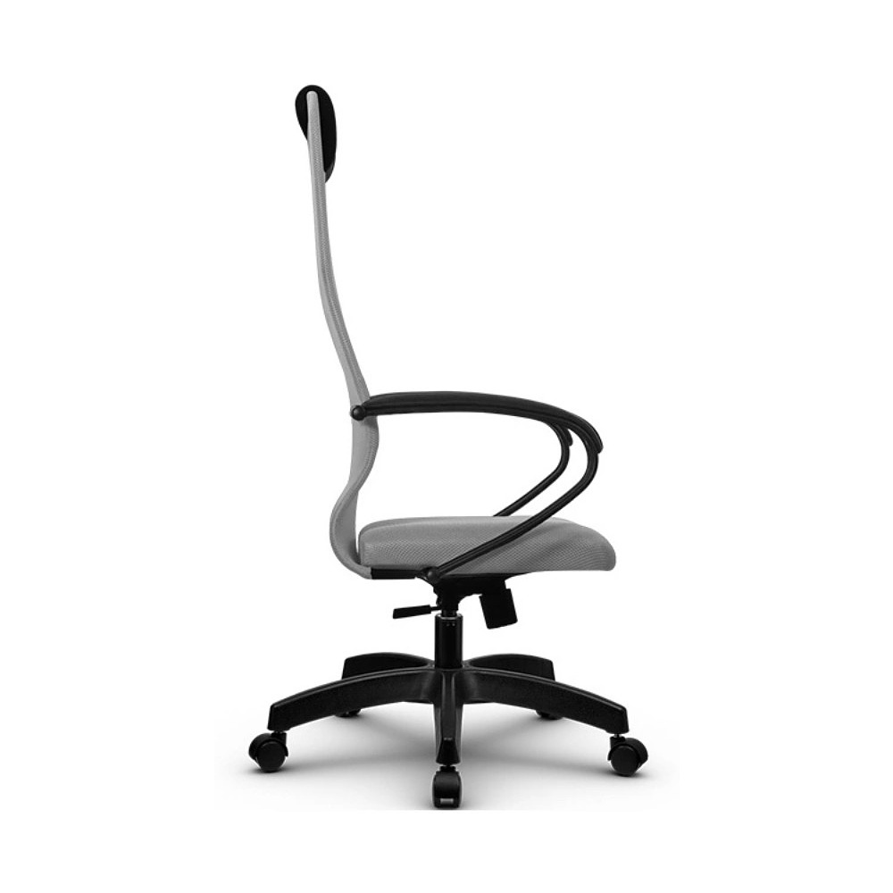 Кресло для руководителя "METTA BP-8 PL №24" сетка, пластик, светло-серый - 2