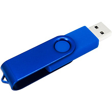 USB Flash накопитель 2.0 16 Gb VDF-008 СС, пластик, металл, синий