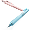 Ручка шариковая автоматическая "Low Viscosity", 0,7 мм, розовый, стерж. синий - 2