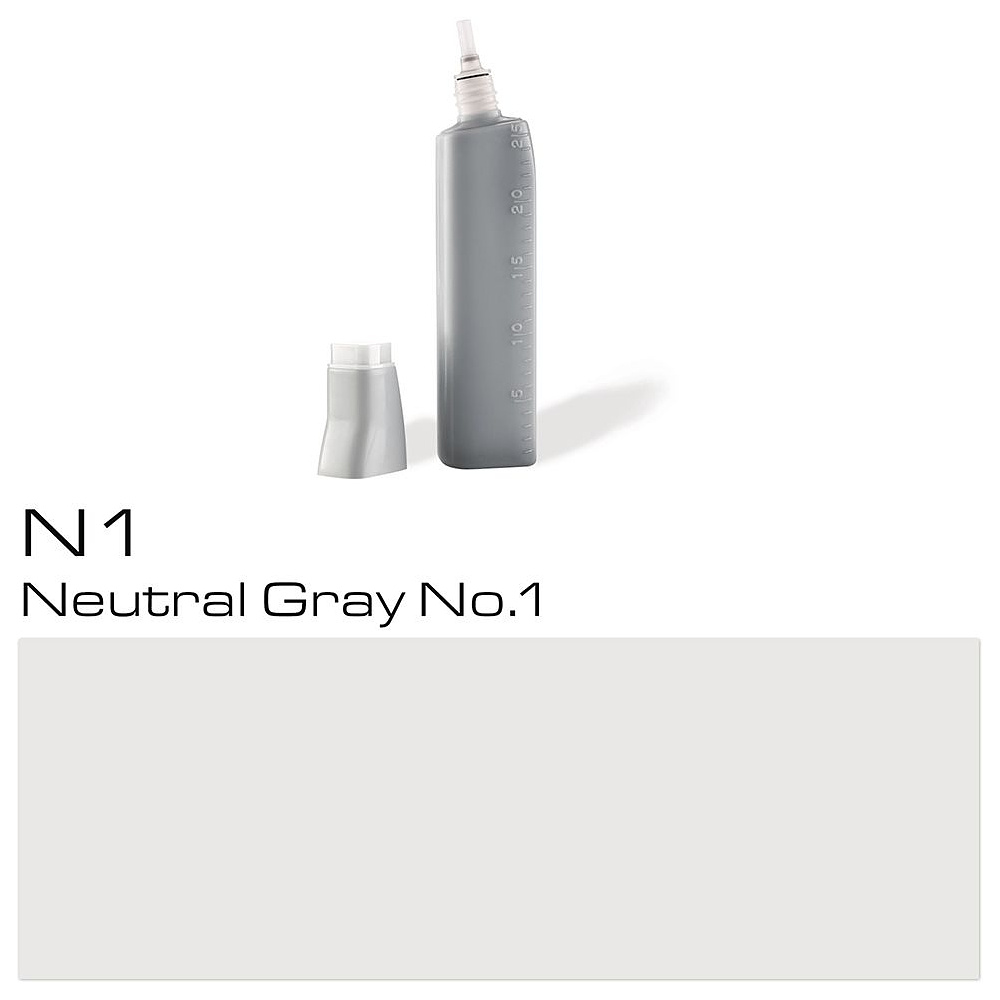 Чернила для заправки маркеров "Copic", N-1 нейтральный серый №1
