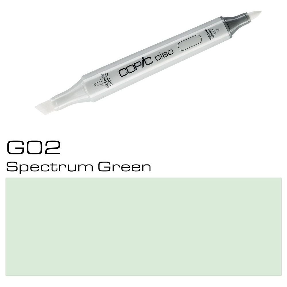 Маркер перманентный "Copic ciao", G-02 спектральный зеленый