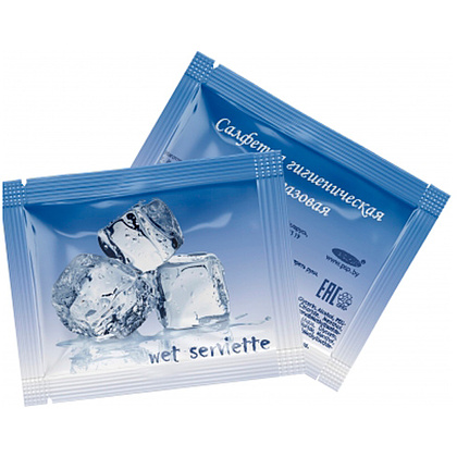 Салфетка влажная освежающая (саше), 1 шт/упак