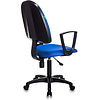 Кресло для персонала "Бюрократ CH-1300N/BLUE Престиж+", пластик, ткань, синий - 4