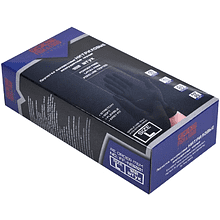 Перчатки нитриловые неопудренные одноразовые, р-р L, 100 шт/упак, черный