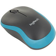 Комплект клавиатура и мышь "Logitech MK275", черный, синий