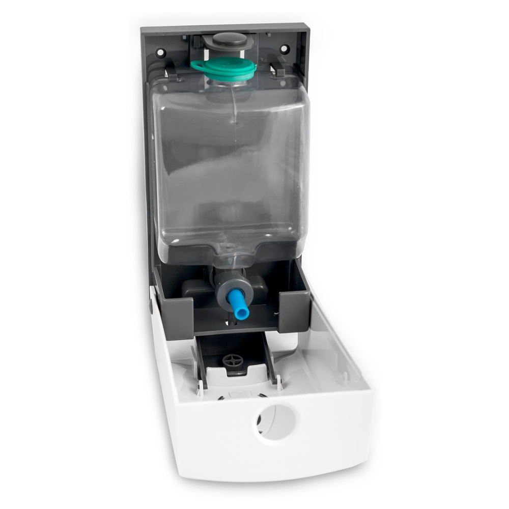 Диспенсер для жидкого мыла BXG "SD-1188", 1 л, ручной, пластик, белый - 2