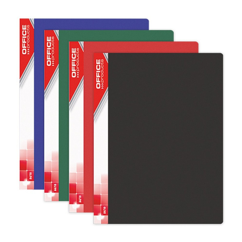 Папка c файлами "Office Product", 20 карманов, зеленый - 2