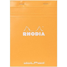 Блокнот "Rhodia", A5, 80 листов, клетка, оранжевый