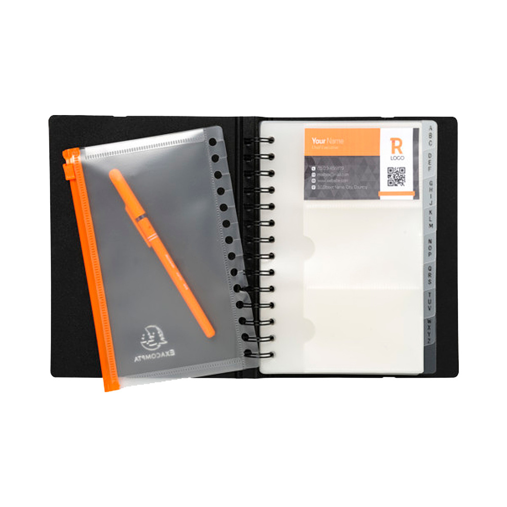 Визитница "Exacard", 200x145мм, черный - 3