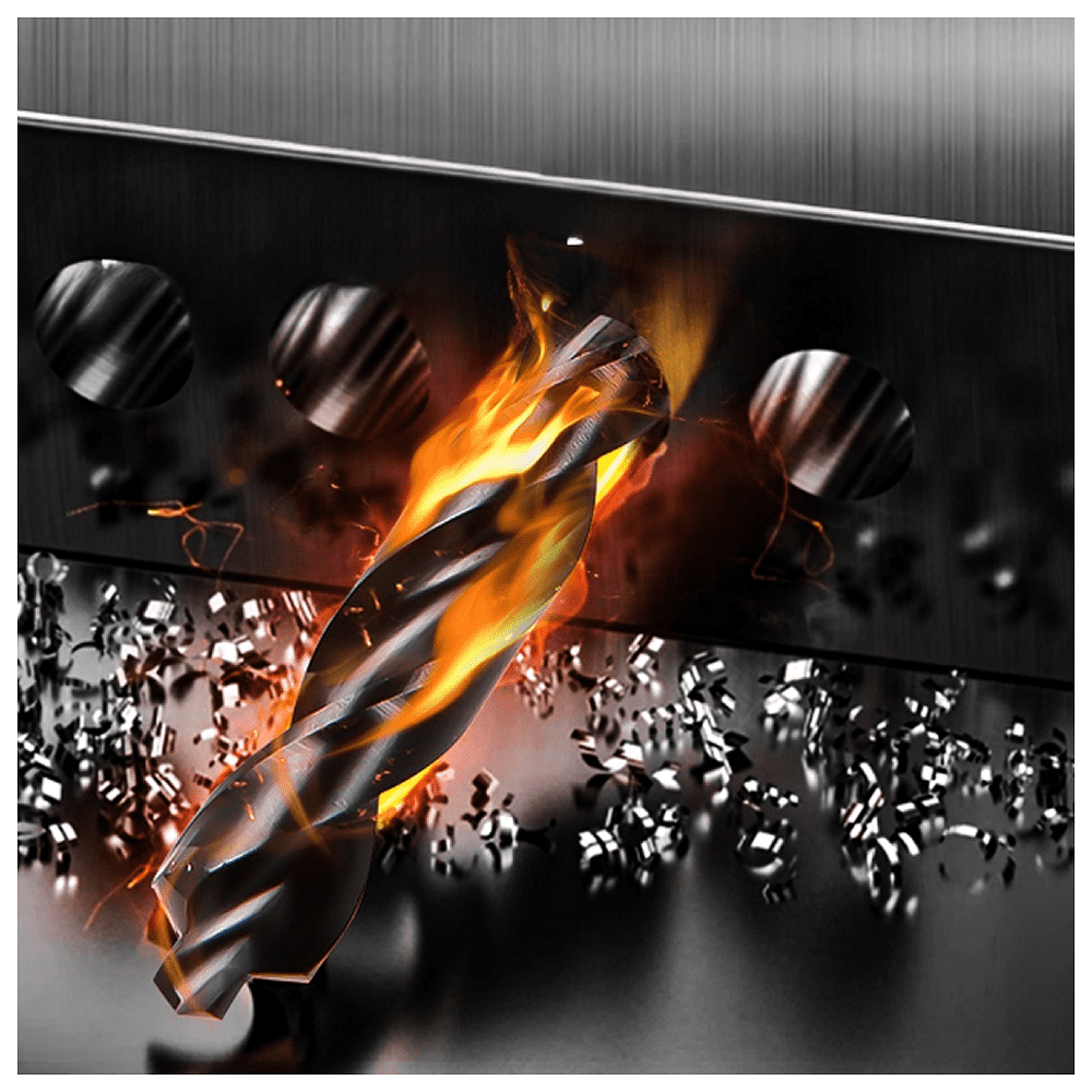 Сверло по металлу Deli RS EDH-MHZ090-E4, 9.0 мм, DIN 338, HSS-TiN - 6