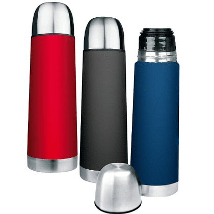 Термос "Albuguergue", металл, 500 мл, красный, серебристый - 2