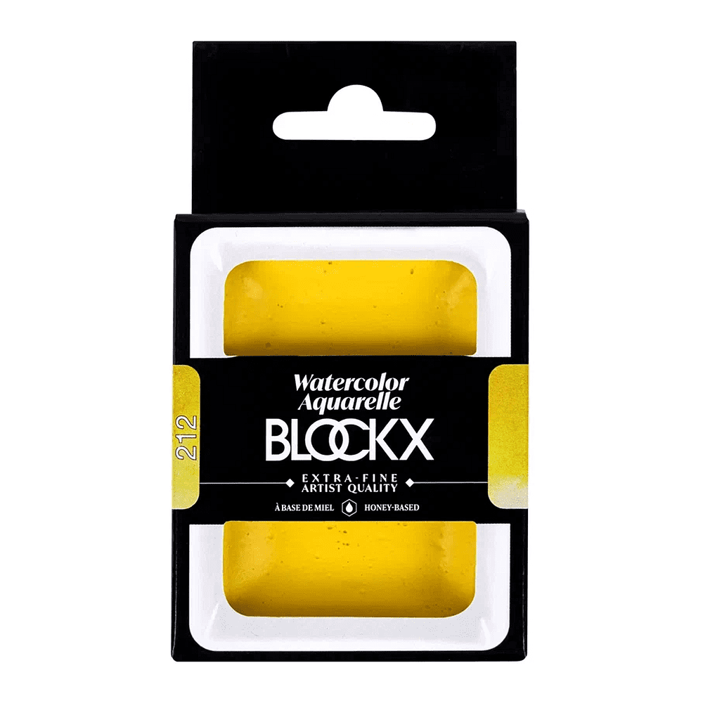 Краски акварельные "Blockx. Giant pan", 212 желтый Блокс, 18 мл., кювета