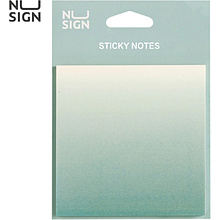 Бумага для заметок на клейкой основе "NuSign", 74x74 мм, 60 листов, ассорти пастель