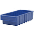 Ящик пластиковый "Практик", 400x185x100 мм, синий