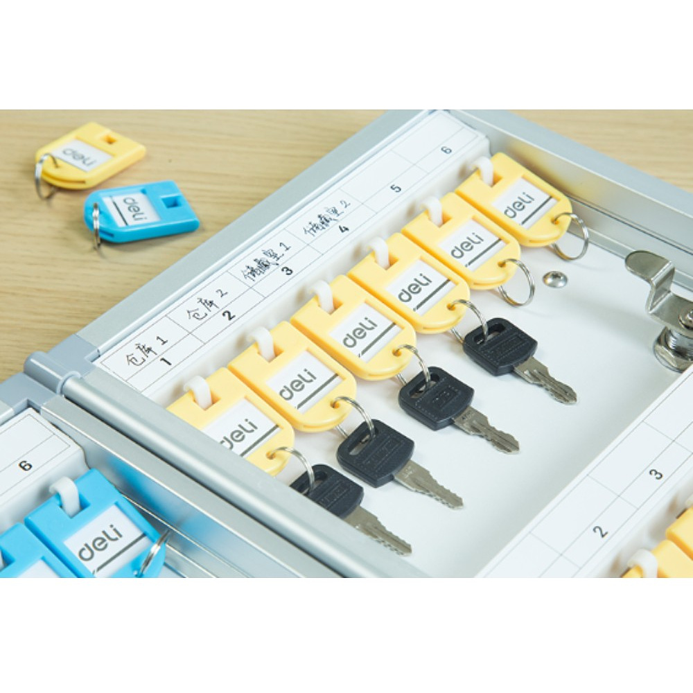 Бокс настенный Deli на 24 ключа + 24 брелока - 7