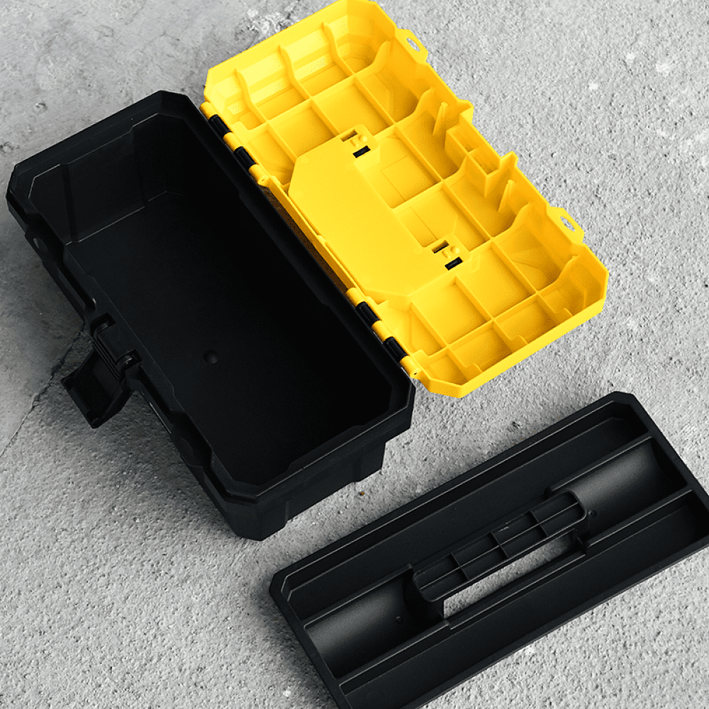 Ящик для инструмента Deli "EDL432615", 350х180х170 мм, пластмасса - 3