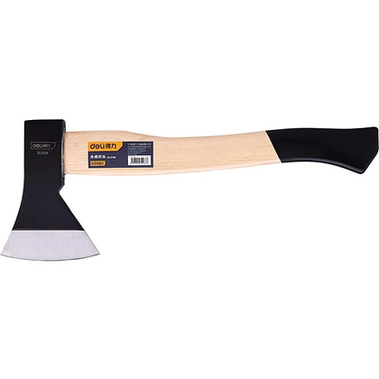 Топор "Deli" 0,6 кг, деревянная рукоятка