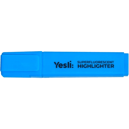 Маркер текстовый "Yesli:", голубой - 2