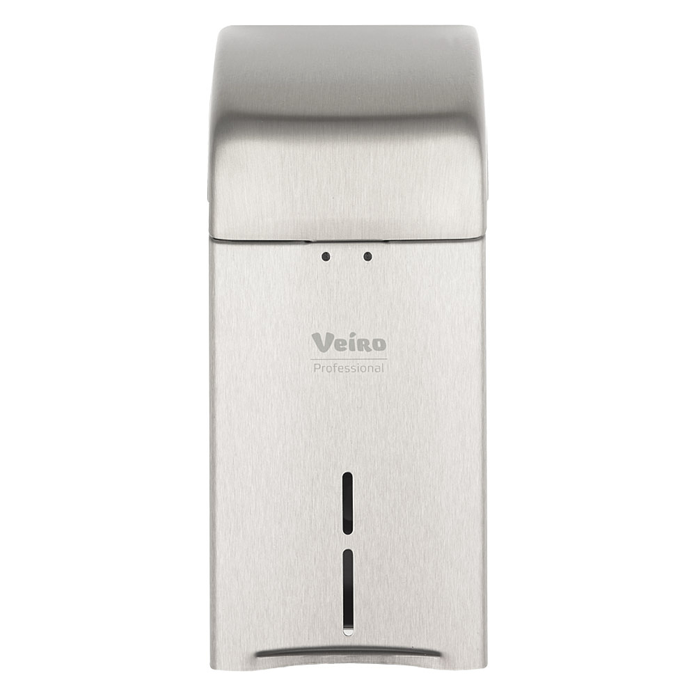 Диспенсер Veiro Professional "L-ONE Steel" для туалетной бумаги листовой, серебристый - 3