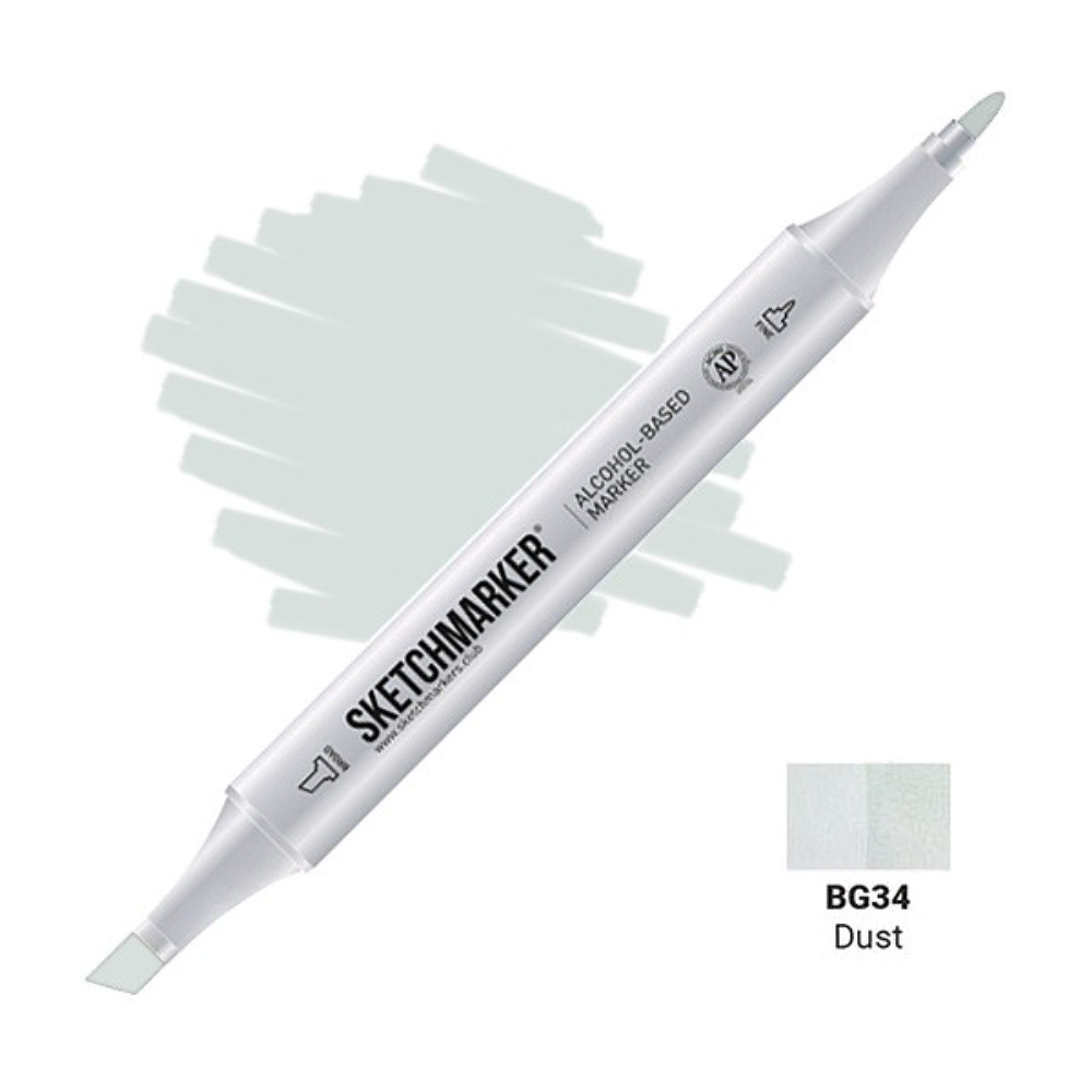 Маркер художественный "Brushmarker", двухсторонний, BG34 грязь