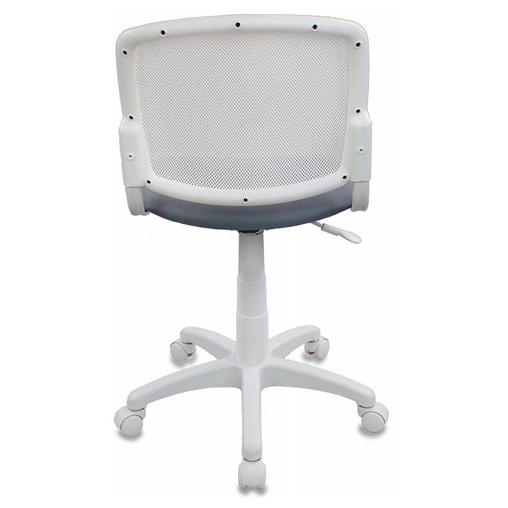 Кресло для детей Бюрократ "CH-W296NX/15-48", ткань, пластик, белый, серый - 4