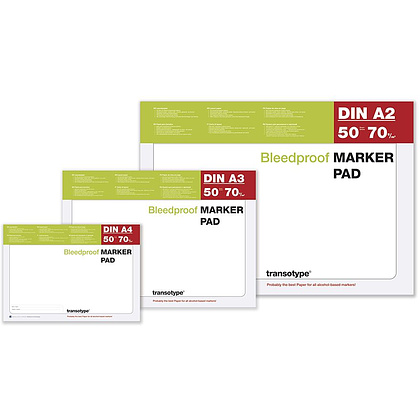 Блок-склейка бумаги для маркеров "Marker Pad", A3, 70 г/м2, 50 листов - 2