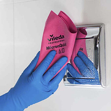 Салфетка из микроволокна "МикронКвик", 38x40 см, желтая, 1 шт