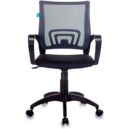 Кресло для персонала Бюрократ "CH-695N/BLACK", ткань, пластик, серый - 3