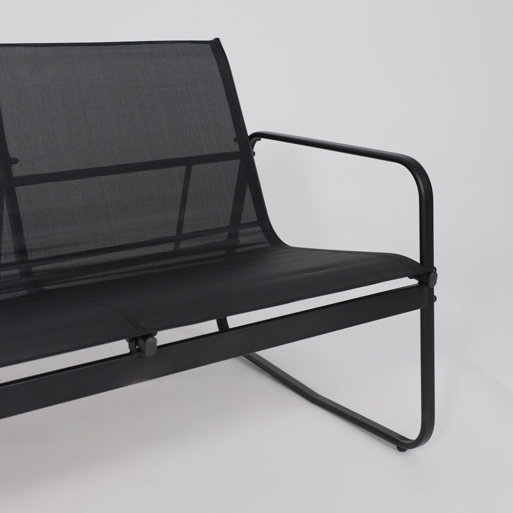 Комплект мебели садовой AksHome VERANDA (кресло 2 шт, диван 1 шт, стол 1 шт), черный - 30