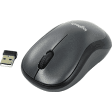 Мышь "Logitech M1852", беспроводная, USB, черный, серый