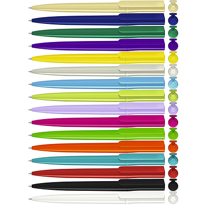 Ручка шариковая автоматическая "Pet Pen Recycled", 1.0 мм, темно-синий, стерж. синий - 3