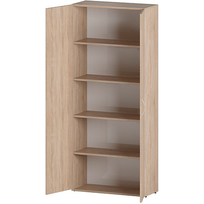 Коллекция Столица шкаф для документов С-215.525, 800х355х1880 мм, дуб сонома