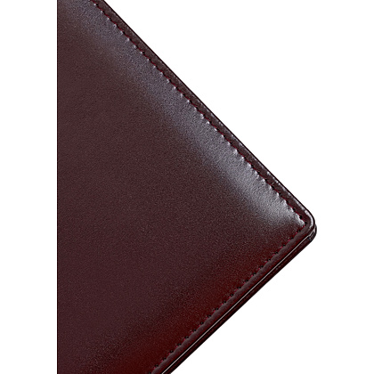 Ежедневник недатированный "Pelle Siena", А5, 272 страницы, бургунди - 4