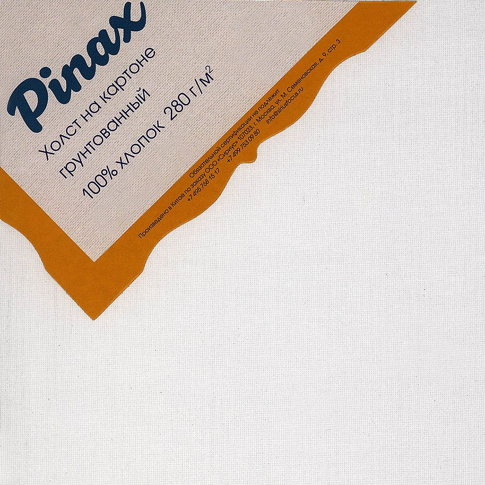 Холст на картоне "Pinax", 40x50 см, хлопок, 280 г/м2 - 2