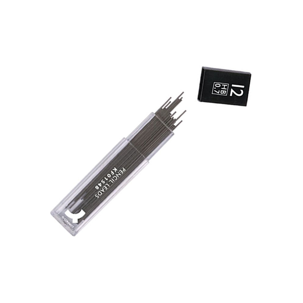 Грифели для автоматического карандаша "Q-connect", HB, 0.7 мм, 12 шт - 2