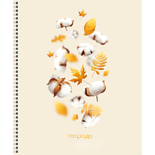 Тетрадь "Невесомость", А5, 96 листов, клетка, спираль сбоку, ассорти