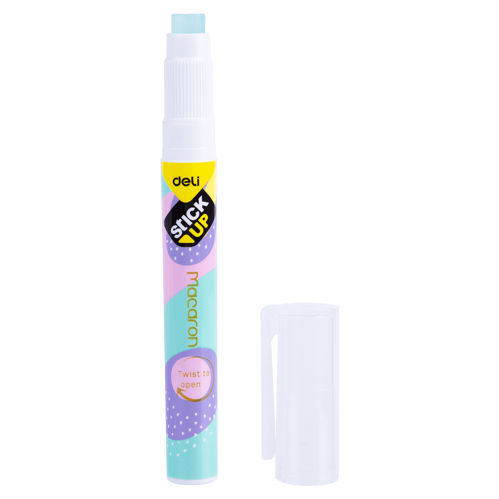 Клей карандаш Deli "Macaron", 2.2 гр, ассорти - 2