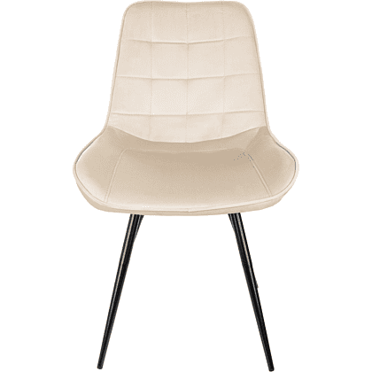 Стул Бюрократ "CH-K2_4", ткань, бежевый, металл, черный, комплект 4 штуки - 3