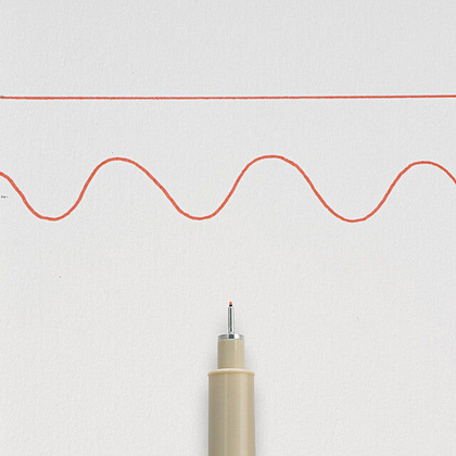 Ручка капиллярная "Pigma Micron", 0.3 мм, красный - 2
