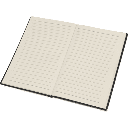 Блокнот "Riner", А6, 48 листов, линейка, черный  - 2