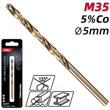 Сверло по металлу Deli RS EDH-MHZ050-E2, 5.0 мм, DIN 338, HSCo 5%