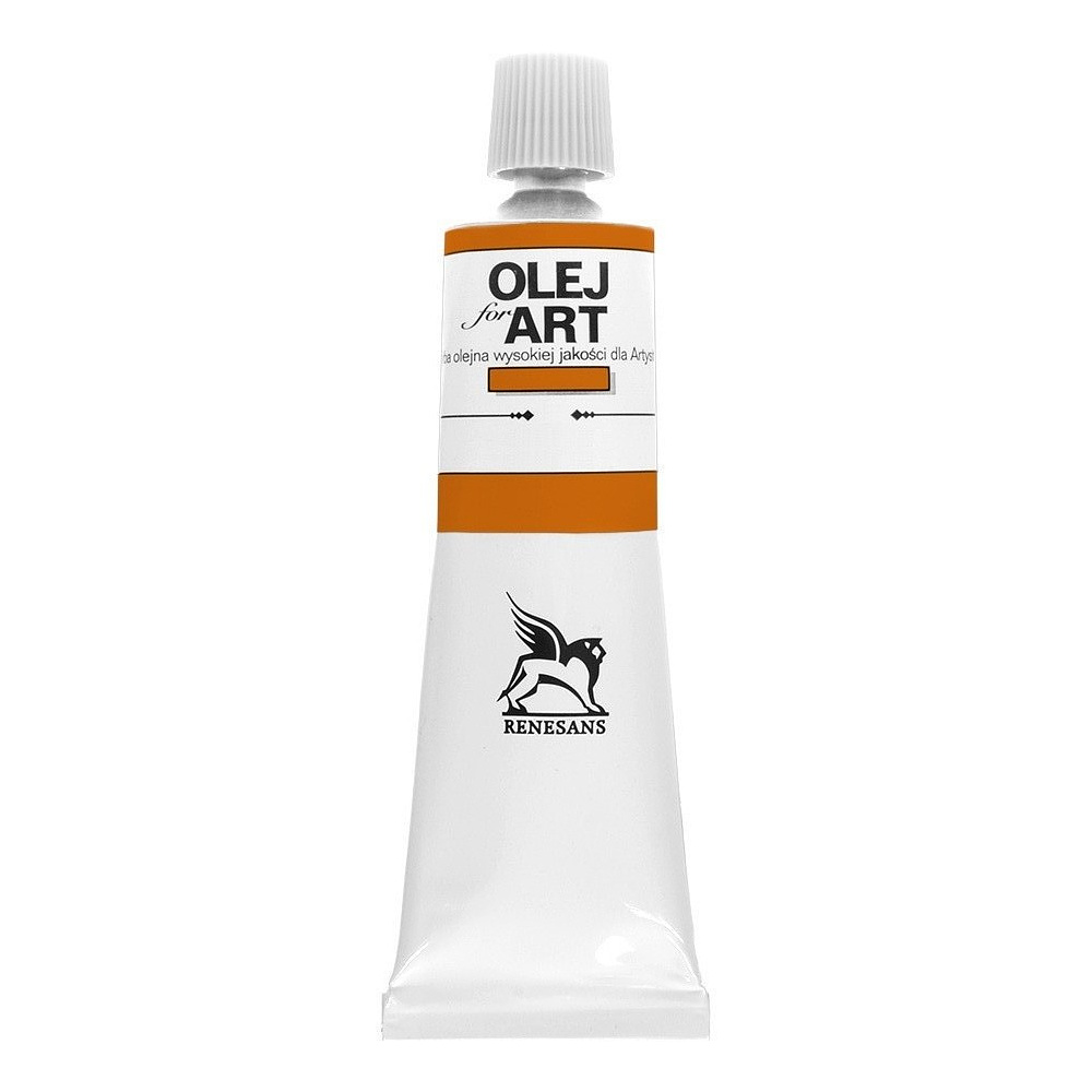 Краски масляные Renesans "Oils for art", 59 индийский желтый, 60 мл, туба
