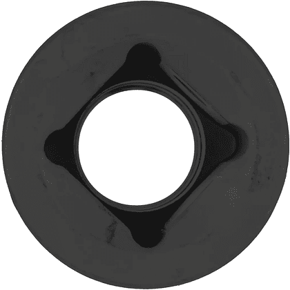Головка ударная шестигранная глубокая JCB-46510019 3/4", 19 мм - 2