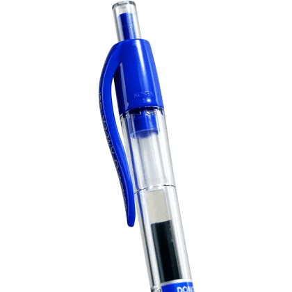 Ручка гелевая "U-knock", 0.7 мм, голубой, стерж. синий - 6