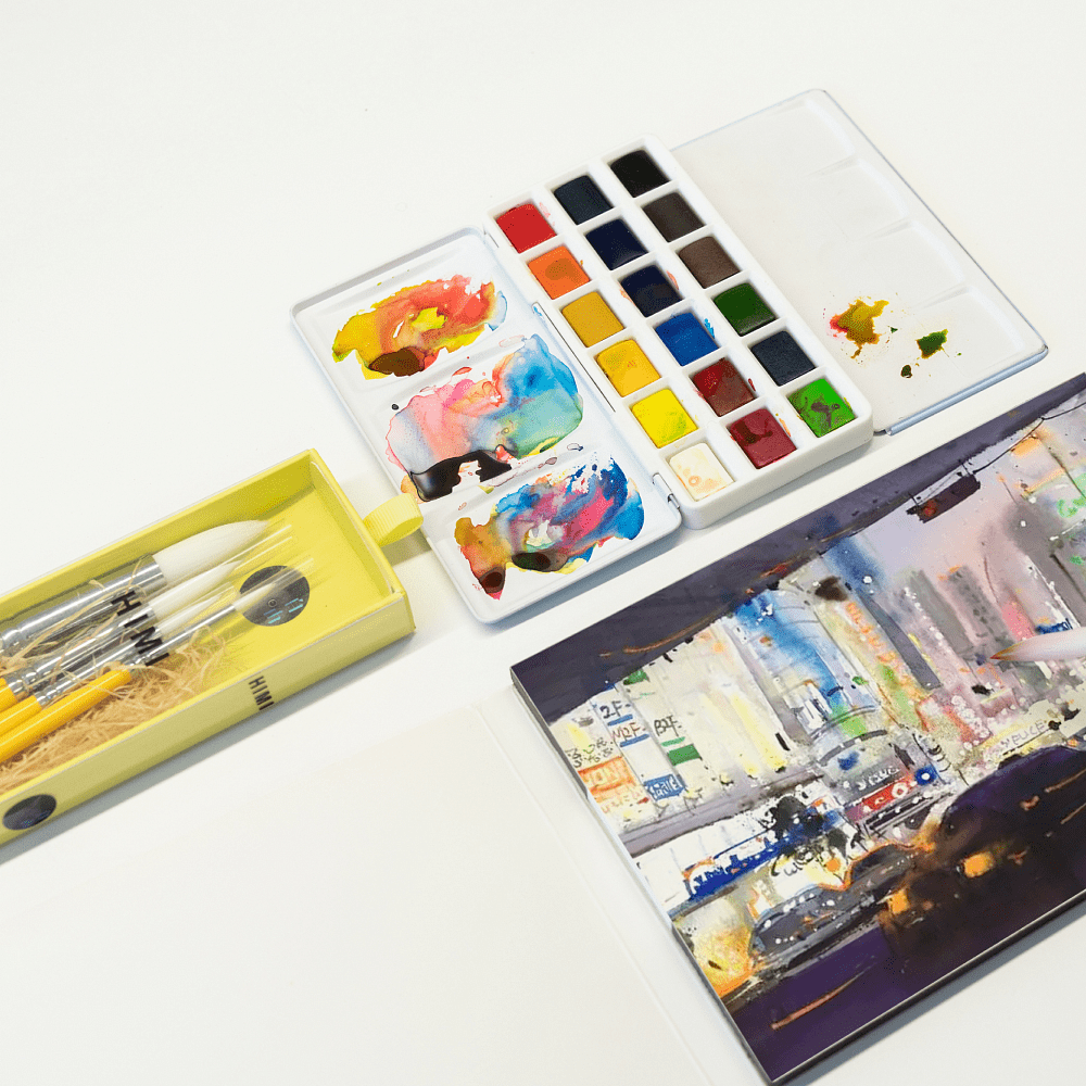 Набор кистей для рисования "Himi Miya Little Bird", синтетика, 5 шт - 8