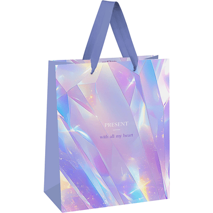 Пакет подарочный "Diamond", 18х23х10 см, ламинированный